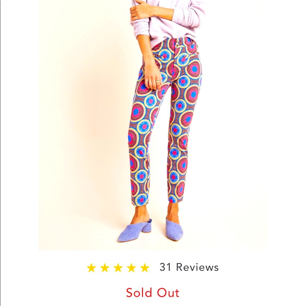 Anthropology- The Essential Slim Trousers